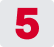 number 5 icon